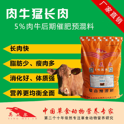 肉牛喂什么饲料长得快 肉牛预混料